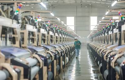 百川彩紡科技 節(jié)后全力抓生產(chǎn)趕訂單，奮力沖刺紡織業(yè)“開(kāi)門(mén)紅”